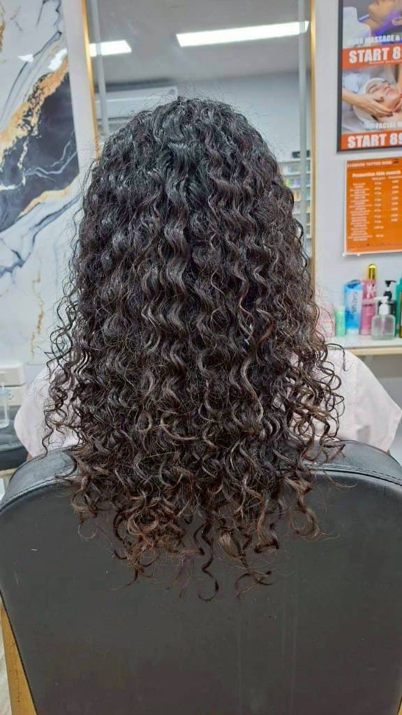 Sleek hair finish at House of Beauty Phuket